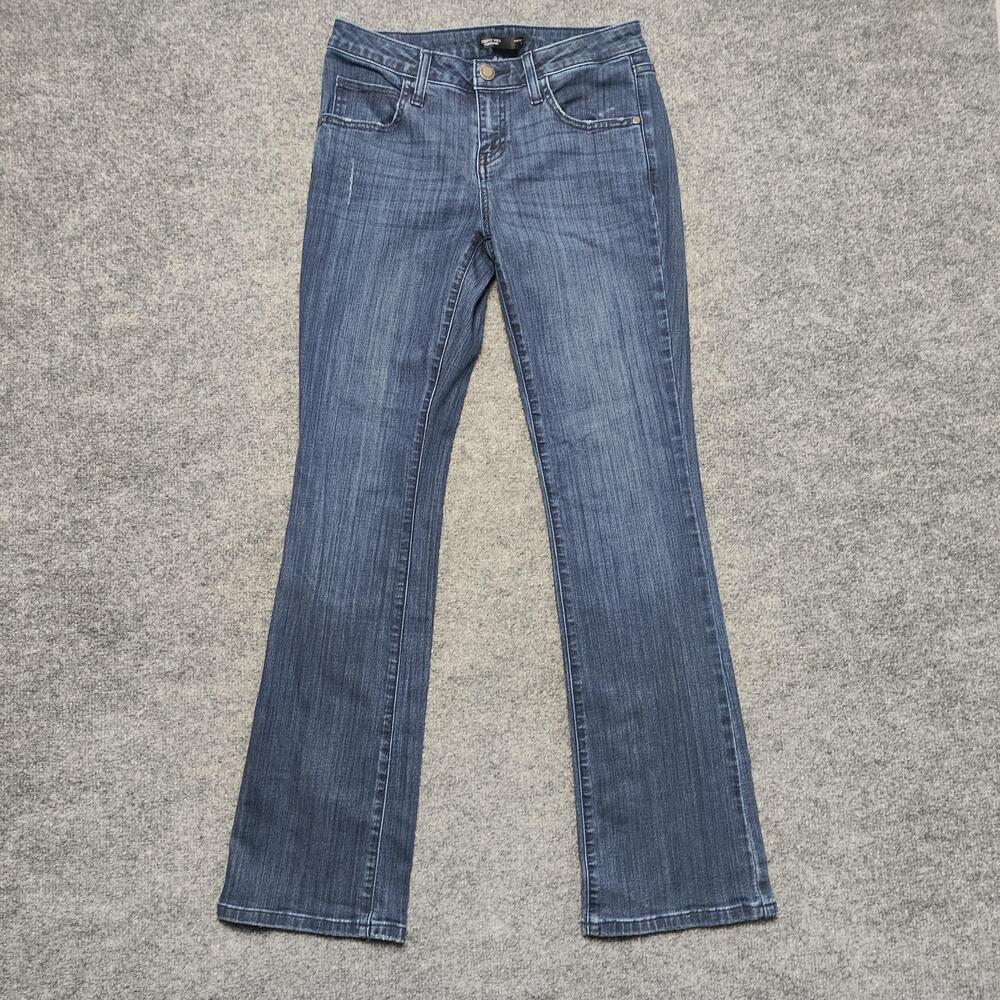 Simply Vera Vera Wang Bootcut Jeans Womens 4 Medium Wash Blue Mid Rise Denim